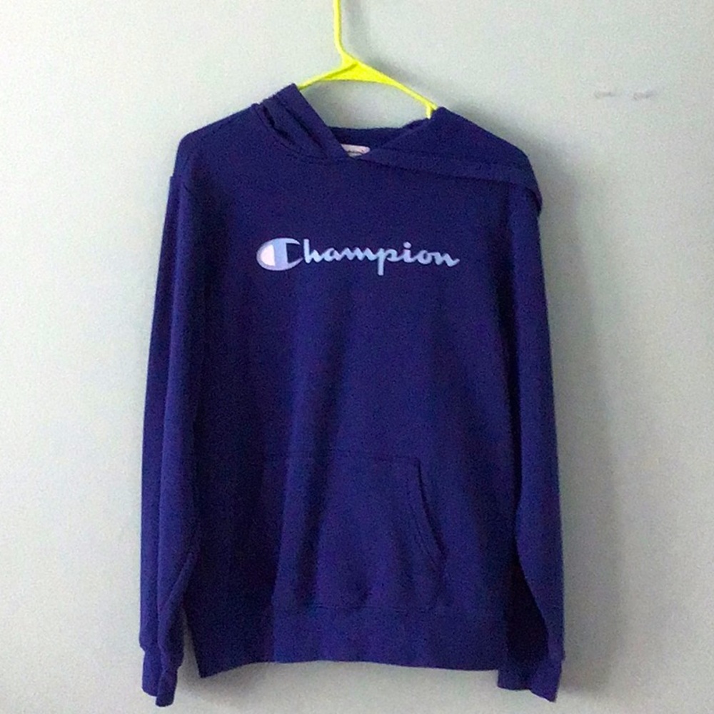Beautiful Blue Champion Hoodie